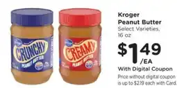 Kroger Kroger peanut butter offer