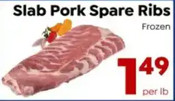 Save a Lot Slab Pork Spare Ribs offer