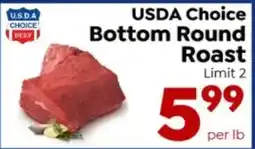 Save a Lot Usda choice bottom round roast offer