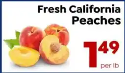 Save a Lot Fresh California Peaches offer