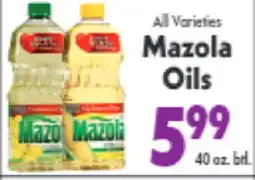 Marino's Supermarket Mazola Oils offer