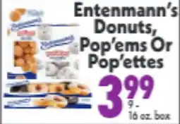 Marino's Supermarket Entenmann's Donuts, Pop'ems Or Pop'ettes offer