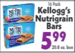 Marino's Supermarket Kellogg's Nutrigrain Bars offer