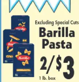 Marino's Supermarket Barilla Pasta offer