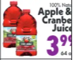 Marino's Supermarket Apple & Cranberry Juice offer