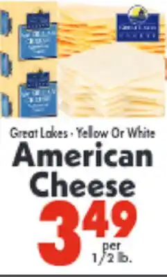Marino's Supermarket Great Lakes • Yellow Or White American Cheese offer