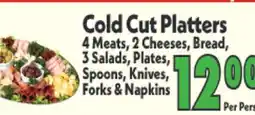 Marino's Supermarket Cold Cut Platters offer