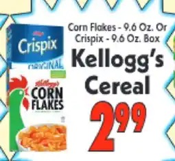 Marino's Supermarket Kellogg's Cereal offer