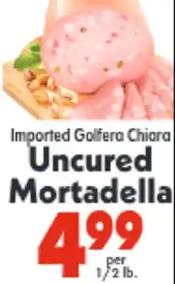 Marino's Supermarket Imported Golfera Chiara Uncured Mortadella offer