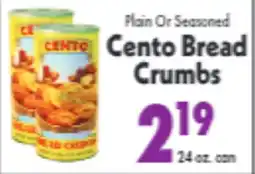 Marino's Supermarket Cento Bread Crumbs offer