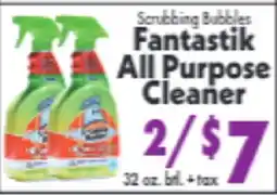 Marino's Supermarket Scrubbing Bubbles Fantastik All Purpose Cleaner offer