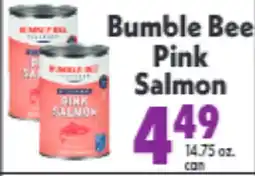 Marino's Supermarket Bumble Bee Pink Salmon offer