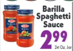 Marino's Supermarket Barilla Spaghetti Sauce offer