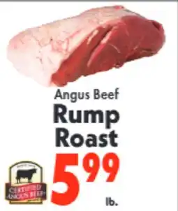 Marino's Supermarket Angus Beef Rump Roast offer