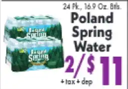 Marino's Supermarket Poland Spring Water offer