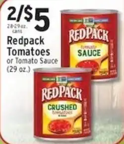 Met Foodmarkets Redpack Tomatoes or Tomato Sauce offer