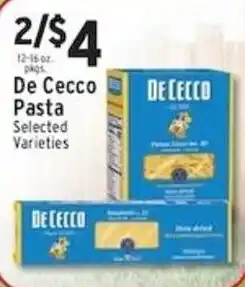 Met Foodmarkets De Cecco pasta selected varieties offer