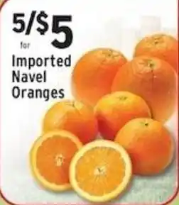 Met Foodmarkets Imported Navel Oranges offer