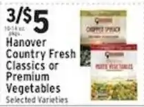 Met Foodmarkets Hanover Country Fresh Classics or Premium Vegetables offer