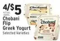 Met Foodmarkets Chobani Flip Greek Yogurt offer