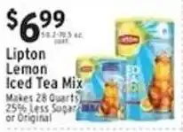 Met Foodmarkets Lipton lemon iced tea mix offer