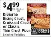 Met Foodmarkets DiGiorno Rising Crust, Croissant Crust or Classic Thin Crust Pizza offer