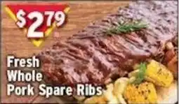 Met Foodmarkets Fresh Whole Pork Spare Ribs offer