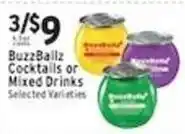 Met Foodmarkets BuzzBallz Cocktails or Mixed Drinks offer