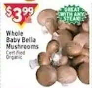 Met Foodmarkets Whole Baby Bella Mushrooms offer