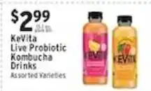Met Foodmarkets KeVita Live Probiotic Kombucha Drinks offer