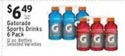 Met Foodmarkets Gatorade Sports Drinks offer