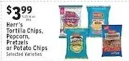 Met Foodmarkets Herr's Tortilla Chips, Popcorn, Pretzels or Potato Chips offer