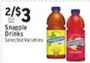 Met Foodmarkets Snapple Drinks offer