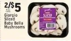 Met Foodmarkets Giorgio sliced baby bella mushrooms offer