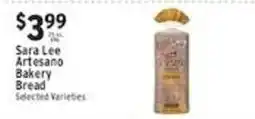 Met Foodmarkets Sara Lee Artesano Bakery Bread offer