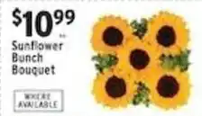 Met Foodmarkets Sunflower Bunch Bouquet offer
