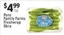 Met Foodmarkets Pero Family Farms Freshwrap Okra offer