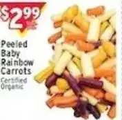 Met Foodmarkets Peeled Baby Rainbow Carrots offer