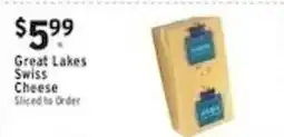 Met Foodmarkets Great Lakes Swiss Cheese offer