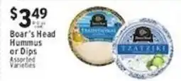 Met Foodmarkets Boar's Head Hummus or Dips offer