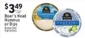 Met Foodmarkets Boar's Head Hummus or Dips offer