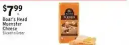 Met Foodmarkets Boar's Head Muenster Cheese offer