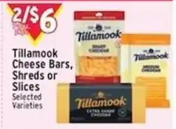 Met Foodmarkets Tillamook Cheese Bars, Shreds or Slices offer