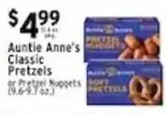 Met Foodmarkets Auntie Anne's Classic Pretzels offer