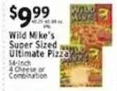 Met Foodmarkets Wild Mike's Super Sized Ultimate Pizza offer