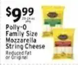Met Foodmarkets Polly-O Family Size Mozzarella String Cheese offer