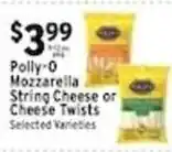 Met Foodmarkets Polly-O Mozzarella String Cheese or Cheese Twists offer