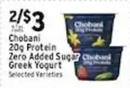 Met Foodmarkets Chobani 20g Protein Zero Added Sugar Greek Yogurt offer