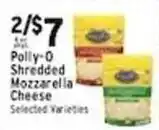 Met Foodmarkets Polly-O Shredded Mozzarella Cheese offer