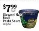 Met Foodmarkets Giovanni Rana Basil Pesto Sauce Original offer